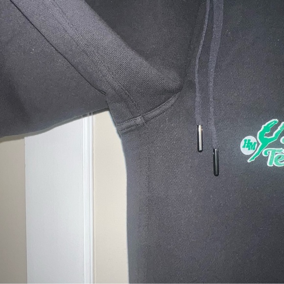 Lululemon Black Scuba Jogger Sweatpants Size 0 With Dance Team Logo Like New - Picture 6 of 11